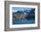 Cruise ship anchoring in the bay of Godthul, South Georgia, Antarctica, Polar Regions-Michael Runkel-Framed Photographic Print