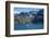 Cruise ship anchoring in the bay of Godthul, South Georgia, Antarctica, Polar Regions-Michael Runkel-Framed Photographic Print