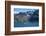 Cruise ship anchoring in the bay of Godthul, South Georgia, Antarctica, Polar Regions-Michael Runkel-Framed Photographic Print