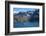 Cruise ship anchoring in the bay of Godthul, South Georgia, Antarctica, Polar Regions-Michael Runkel-Framed Photographic Print