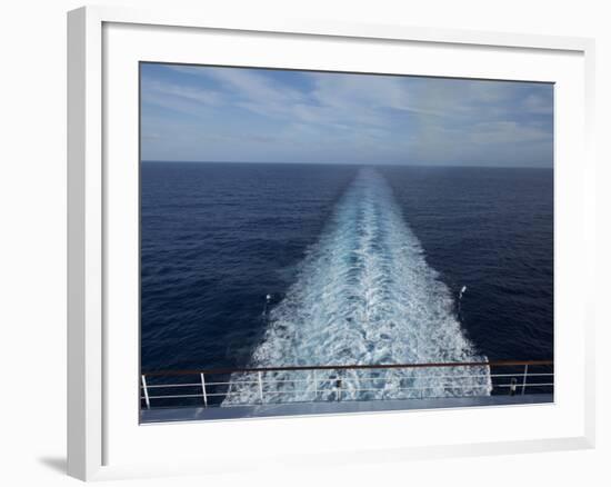 Cruise Ship, Bahamas, West Indies, Caribbean, Central America-Angelo Cavalli-Framed Photographic Print