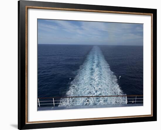 Cruise Ship, Bahamas, West Indies, Caribbean, Central America-Angelo Cavalli-Framed Photographic Print