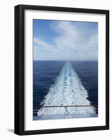 Cruise Ship, Bahamas, West Indies, Caribbean, Central America-Angelo Cavalli-Framed Photographic Print