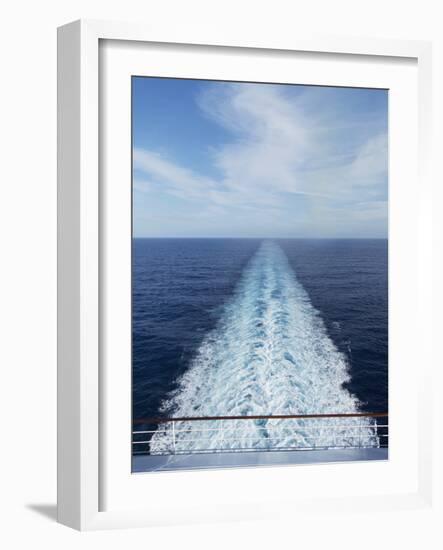 Cruise Ship, Bahamas, West Indies, Caribbean, Central America-Angelo Cavalli-Framed Photographic Print