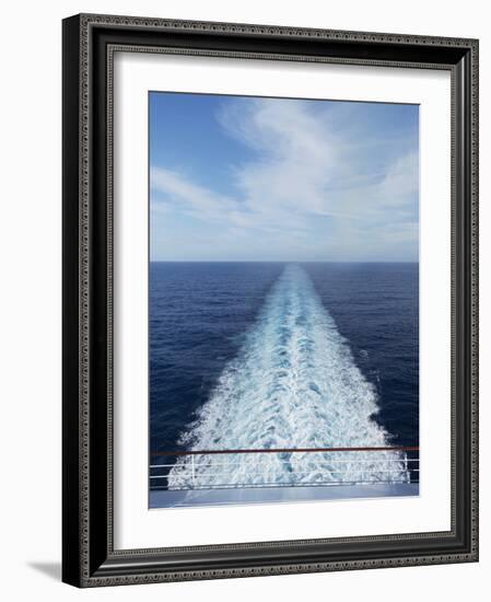 Cruise Ship, Bahamas, West Indies, Caribbean, Central America-Angelo Cavalli-Framed Photographic Print