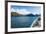 Cruise ship shipping to Ocean Harbour, South Georgia, Antarctica, Polar Regions-Michael Runkel-Framed Photographic Print