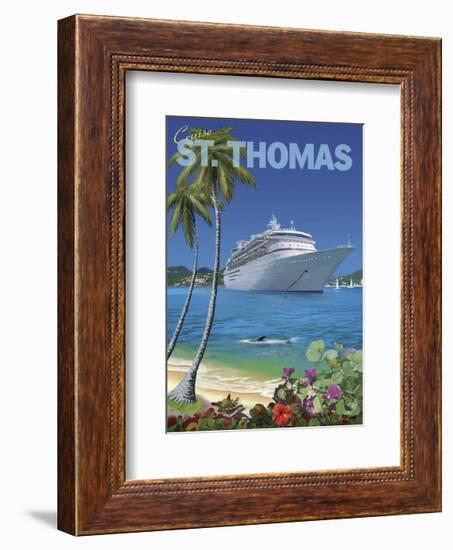 Cruise St. Thomas-Kem Mcnair-Framed Art Print