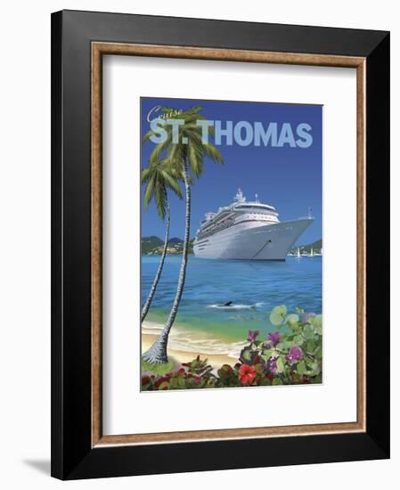 Cruise St. Thomas-Kem Mcnair-Framed Art Print
