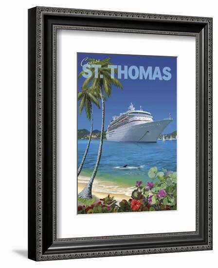 Cruise St. Thomas-Kem Mcnair-Framed Art Print