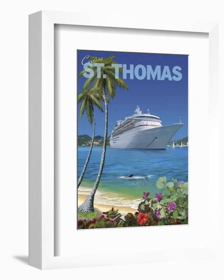 Cruise St. Thomas-Kem Mcnair-Framed Art Print