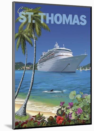 Cruise St. Thomas-Kem Mcnair-Mounted Art Print