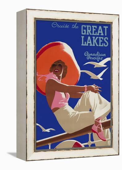 Cruise the Great Lakes Canadian Pacific-null-Framed Premier Image Canvas