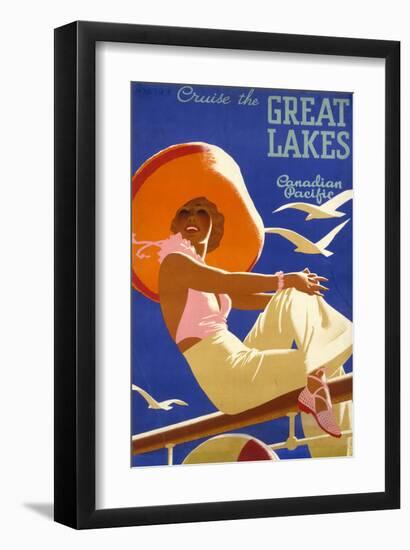 Cruise the Great Lakes-null-Framed Art Print