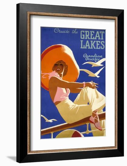 Cruise the Great Lakes-null-Framed Art Print