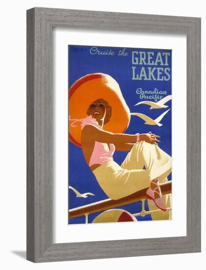 Cruise the Great Lakes-null-Framed Art Print