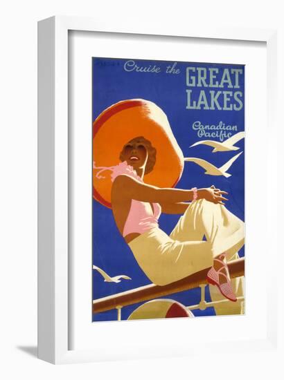 Cruise the Great Lakes-null-Framed Art Print