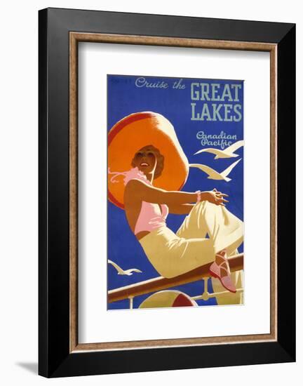 Cruise the Great Lakes-null-Framed Art Print