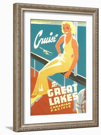 Cruise the Great Lakes-null-Framed Art Print