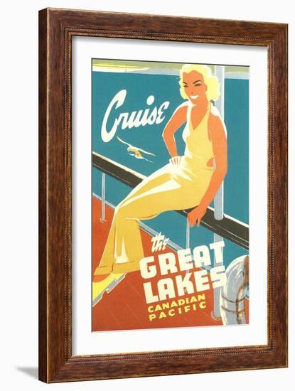 Cruise the Great Lakes-null-Framed Art Print