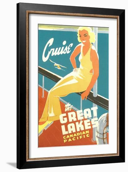 Cruise the Great Lakes-null-Framed Art Print