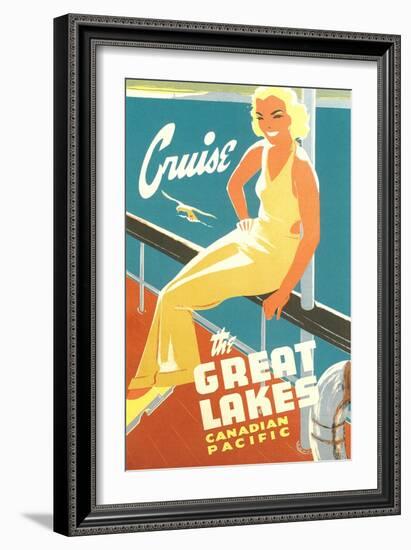 Cruise the Great Lakes-null-Framed Art Print