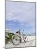 Cruiser Bicycle on the Beach, Miami South Beach, Art Deco District, Florida, Usa-Axel Schmies-Mounted Photographic Print