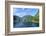 Cruiseships Moored at the Head of Geirangerfjord by the Village of Geiranger, Norway, Scandinavia-Amanda Hall-Framed Photographic Print