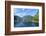 Cruiseships Moored at the Head of Geirangerfjord by the Village of Geiranger, Norway, Scandinavia-Amanda Hall-Framed Photographic Print