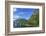 Cruiseships Moored at the Head of Geirangerfjord by the Village of Geiranger, Norway, Scandinavia-Amanda Hall-Framed Photographic Print