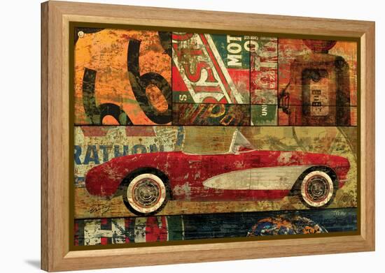 Cruisin on 66 I-Eric Yang-Framed Stretched Canvas