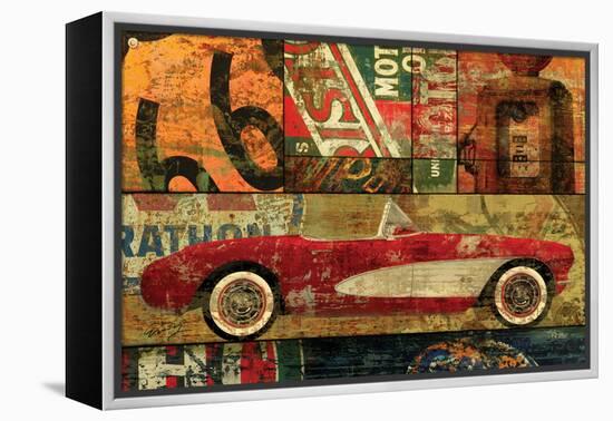 Cruisin on 66 I-Eric Yang-Framed Stretched Canvas