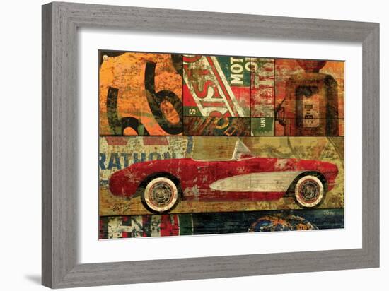 Cruisin on 66 I-Eric Yang-Framed Art Print