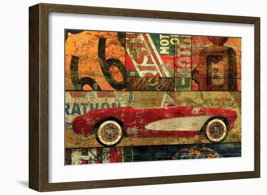 Cruisin on 66 I-Eric Yang-Framed Art Print