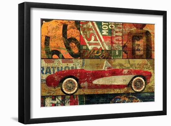 Cruisin on 66 I-Eric Yang-Framed Art Print