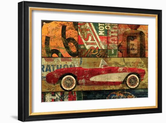 Cruisin on 66 I-Eric Yang-Framed Art Print