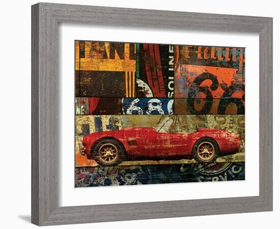 Cruisin on 66 II-Eric Yang-Framed Art Print