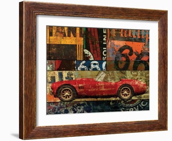 Cruisin on 66 II-Eric Yang-Framed Art Print