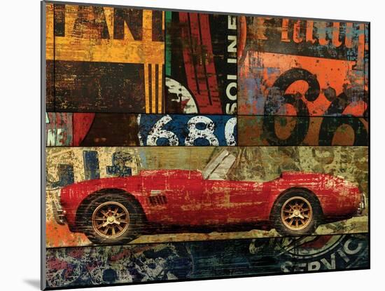 Cruisin on 66 II-Eric Yang-Mounted Art Print