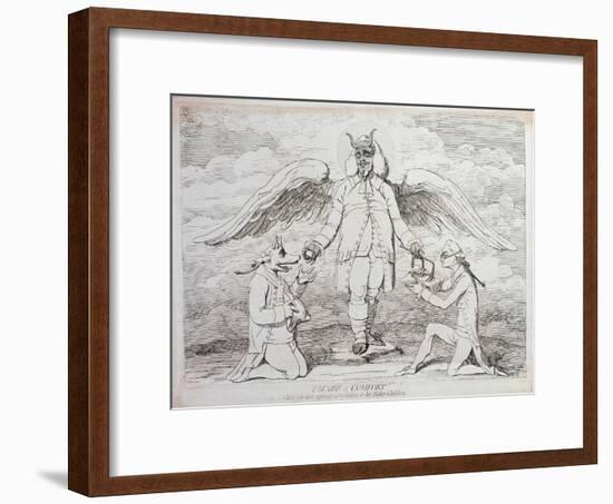 Crumbs of Comfort-James Gillray-Framed Giclee Print