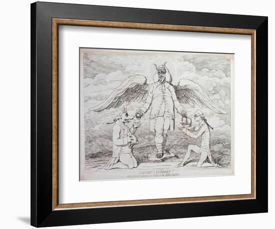 Crumbs of Comfort-James Gillray-Framed Giclee Print