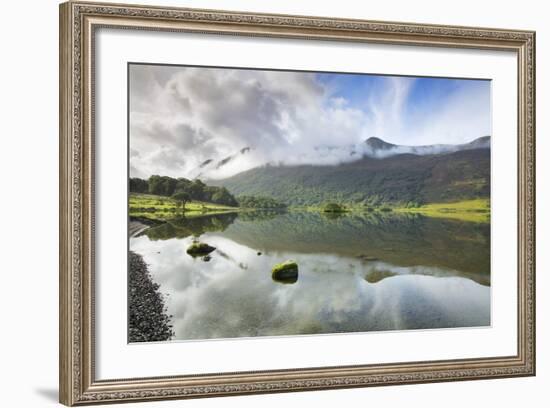 Crummock Water, Lake District National Park, Cumbria, England, United Kingdom, Europe-Markus Lange-Framed Photographic Print