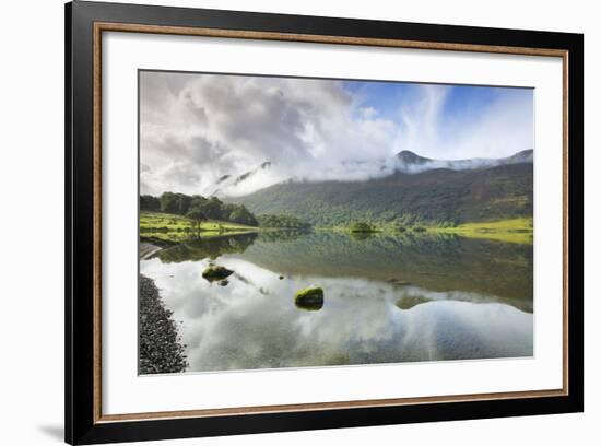 Crummock Water, Lake District National Park, Cumbria, England, United Kingdom, Europe-Markus Lange-Framed Photographic Print