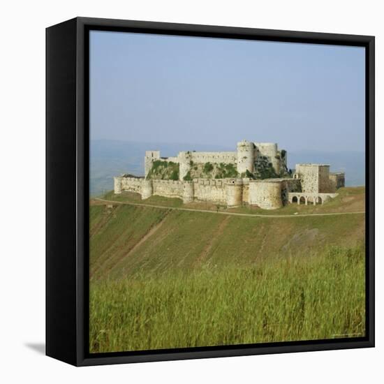 Crusader Castle, Krak Des Chevaliers, Syria-Michael Jenner-Framed Premier Image Canvas