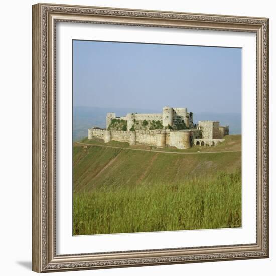 Crusader Castle, Krak Des Chevaliers, Syria-Michael Jenner-Framed Photographic Print