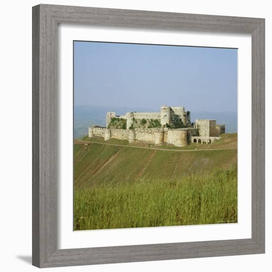 Crusader Castle, Krak Des Chevaliers, Syria-Michael Jenner-Framed Photographic Print