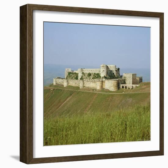 Crusader Castle, Krak Des Chevaliers, Syria-Michael Jenner-Framed Photographic Print
