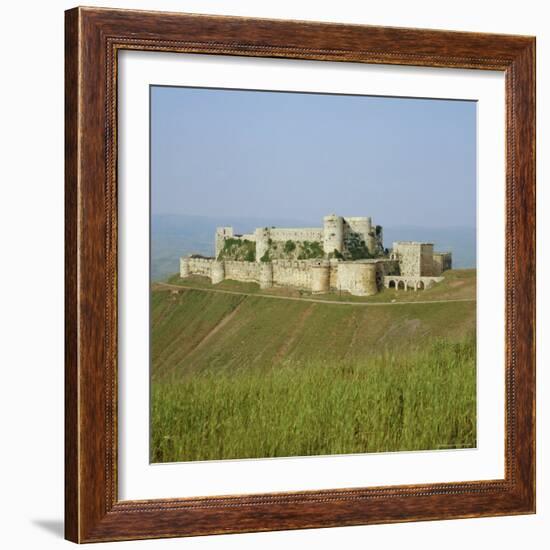 Crusader Castle, Krak Des Chevaliers, Syria-Michael Jenner-Framed Photographic Print