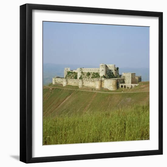 Crusader Castle, Krak Des Chevaliers, Syria-Michael Jenner-Framed Photographic Print