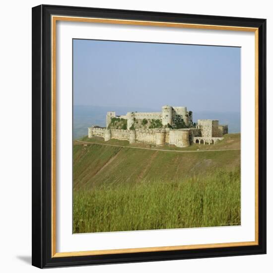 Crusader Castle, Krak Des Chevaliers, Syria-Michael Jenner-Framed Photographic Print