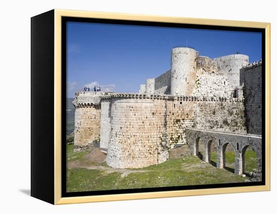 Crusader Castle Krak Des Chevaliers, Syria-Ivan Vdovin-Framed Premier Image Canvas